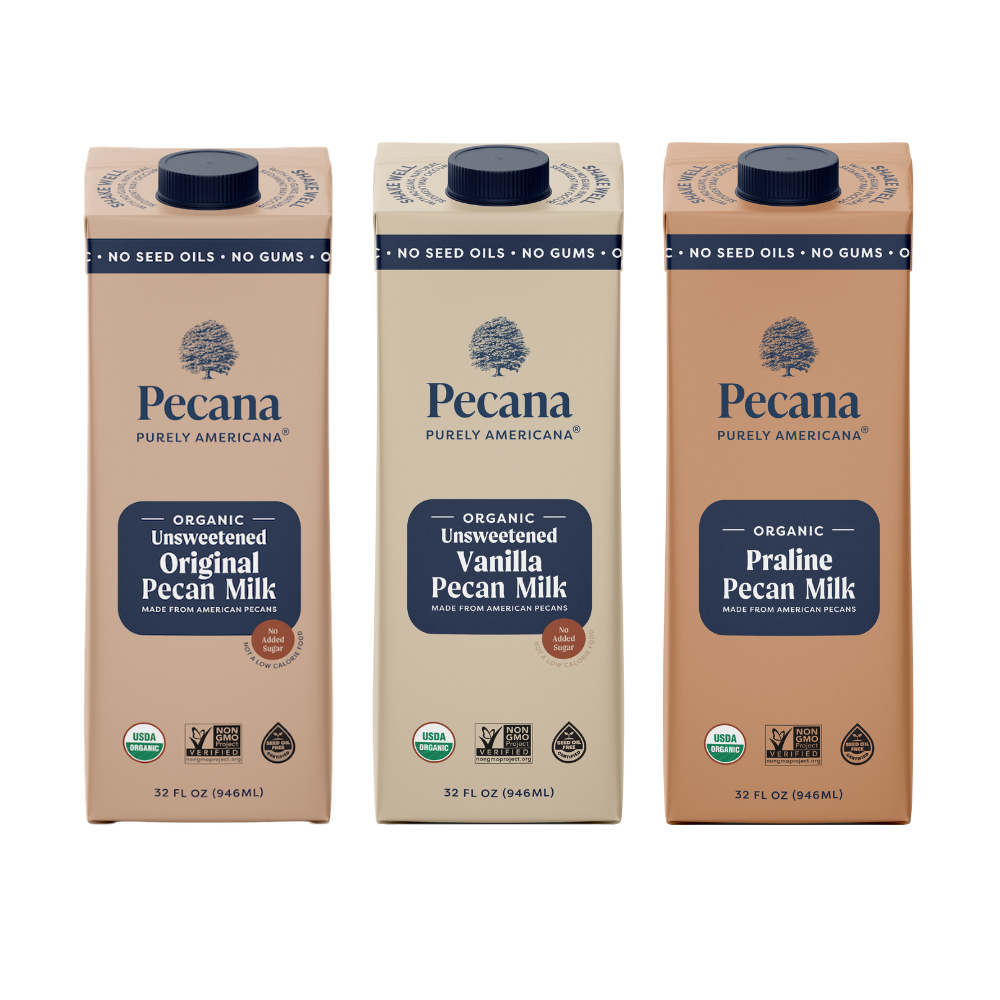 Organic Pecana Milk Sampler 3 Pack