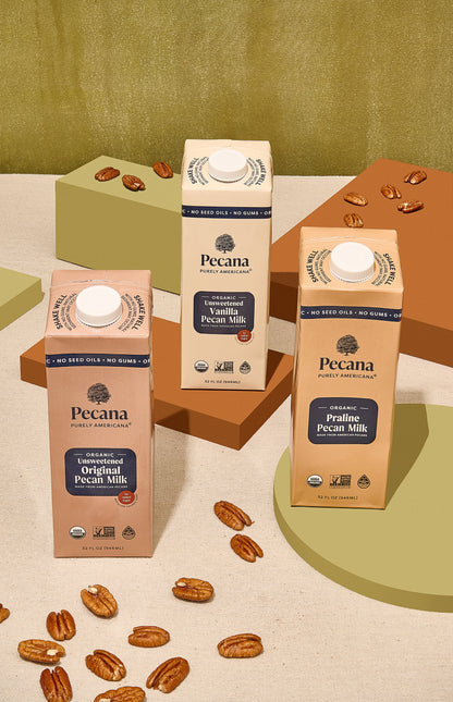 Organic Pecan Milk Sampler 3 Pack