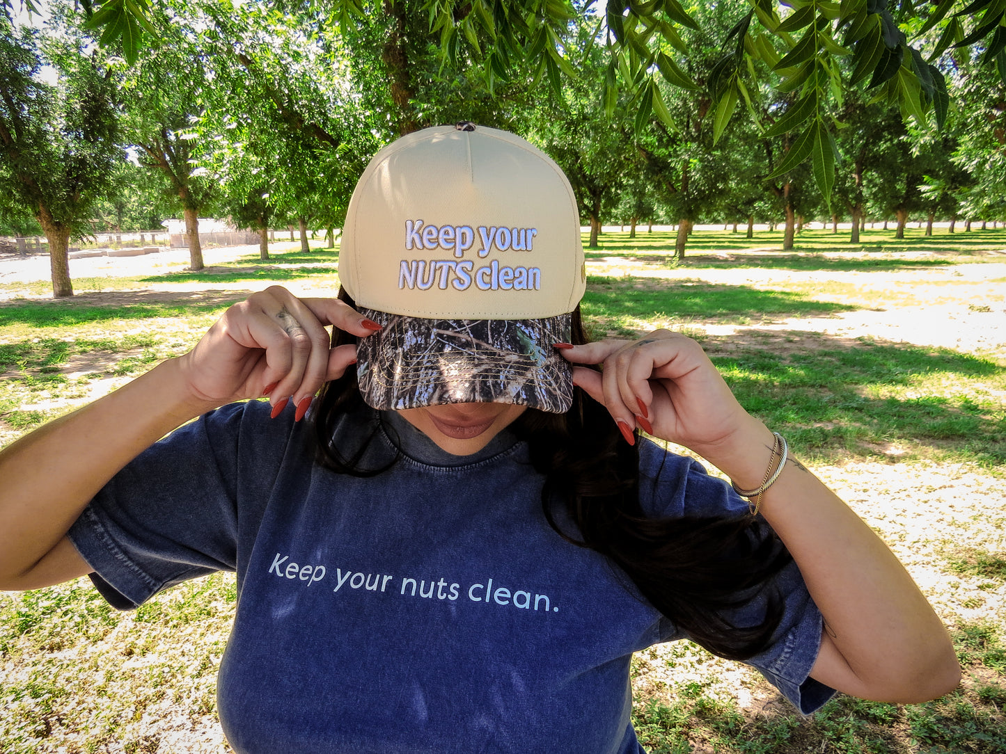 Camo Keep Your Nuts Clean Hats