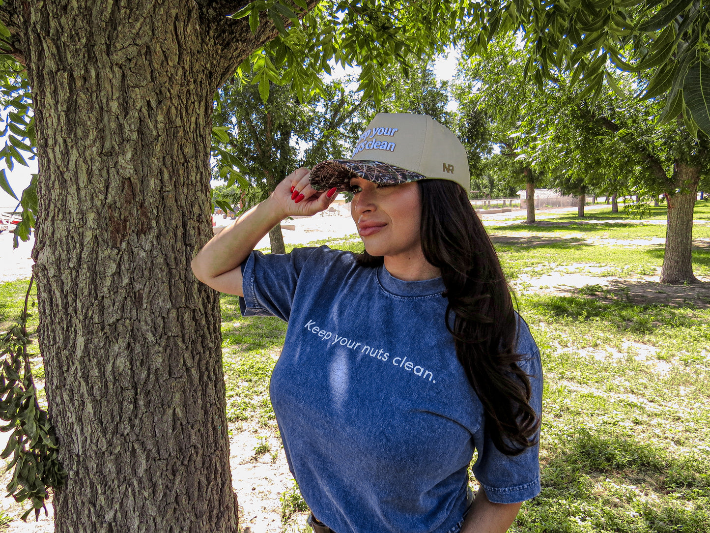 Camo Keep Your Nuts Clean Hats