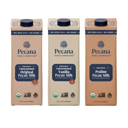 Organic Pecan Milk Sampler 3 Pack